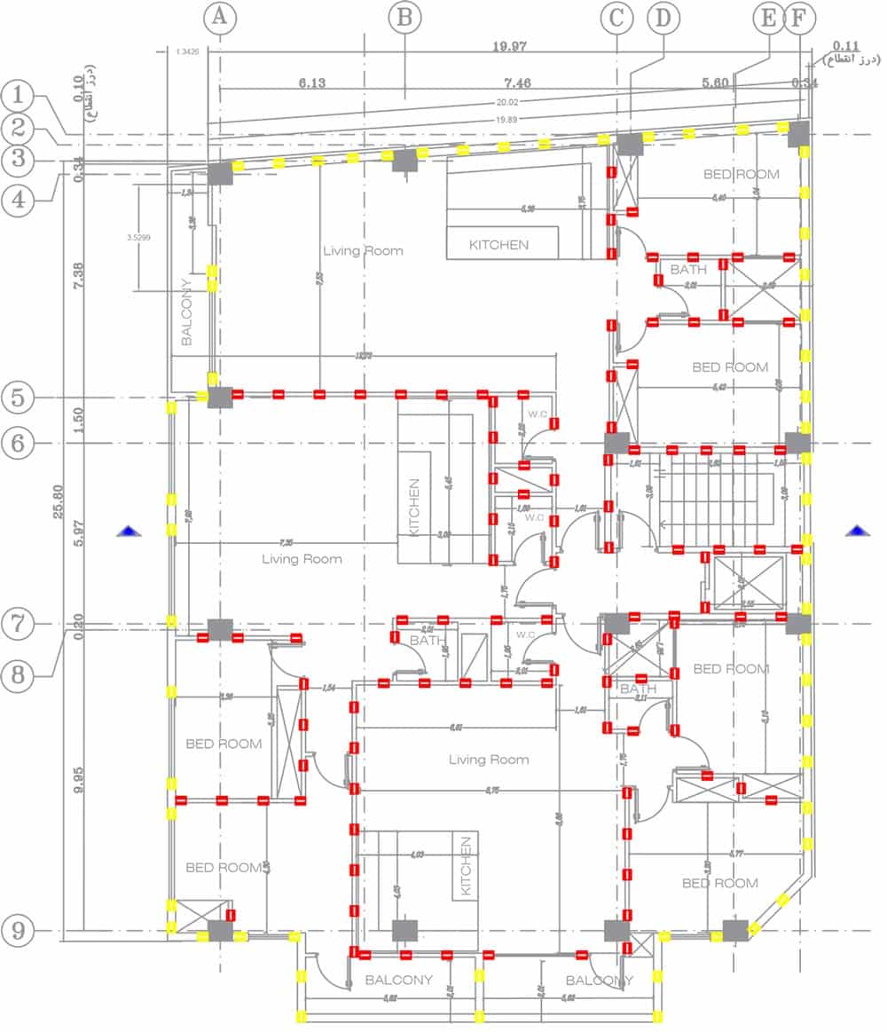نقشه های پروژه مگنولیا با وال مش | wallmesh