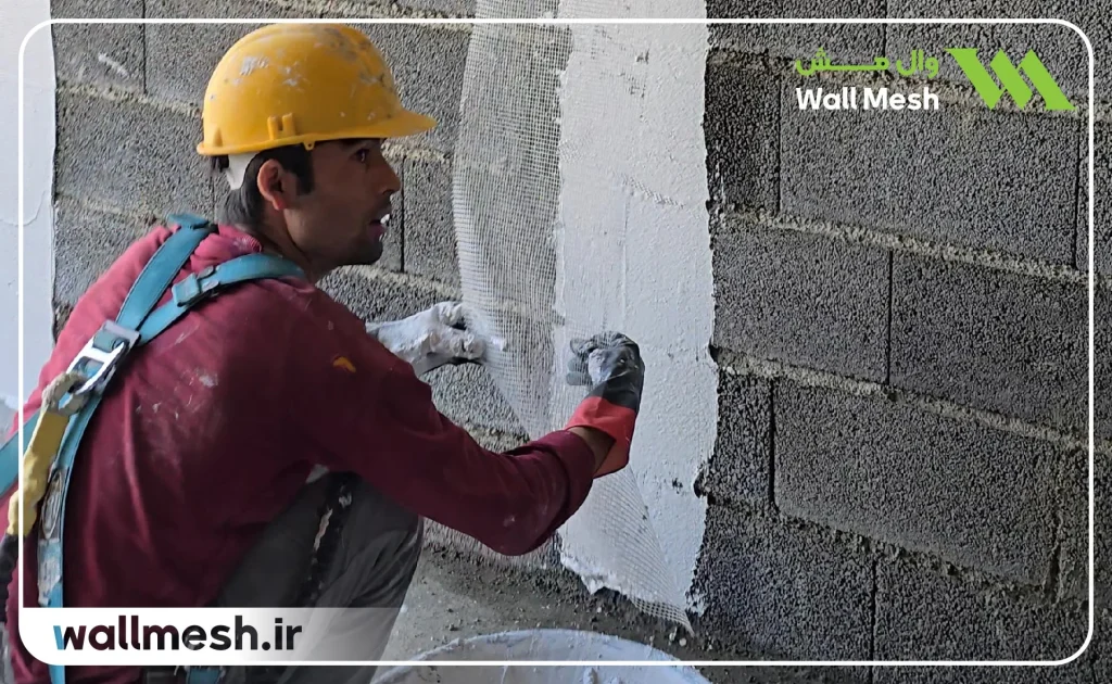 مسلح‌سازی با شبکه الیاف 